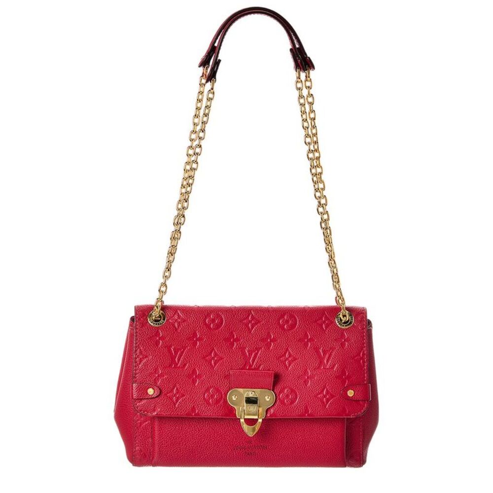 Louis Vuitton Red Empreinte Leather Vavin Pm (Authentic Pre-Loved)